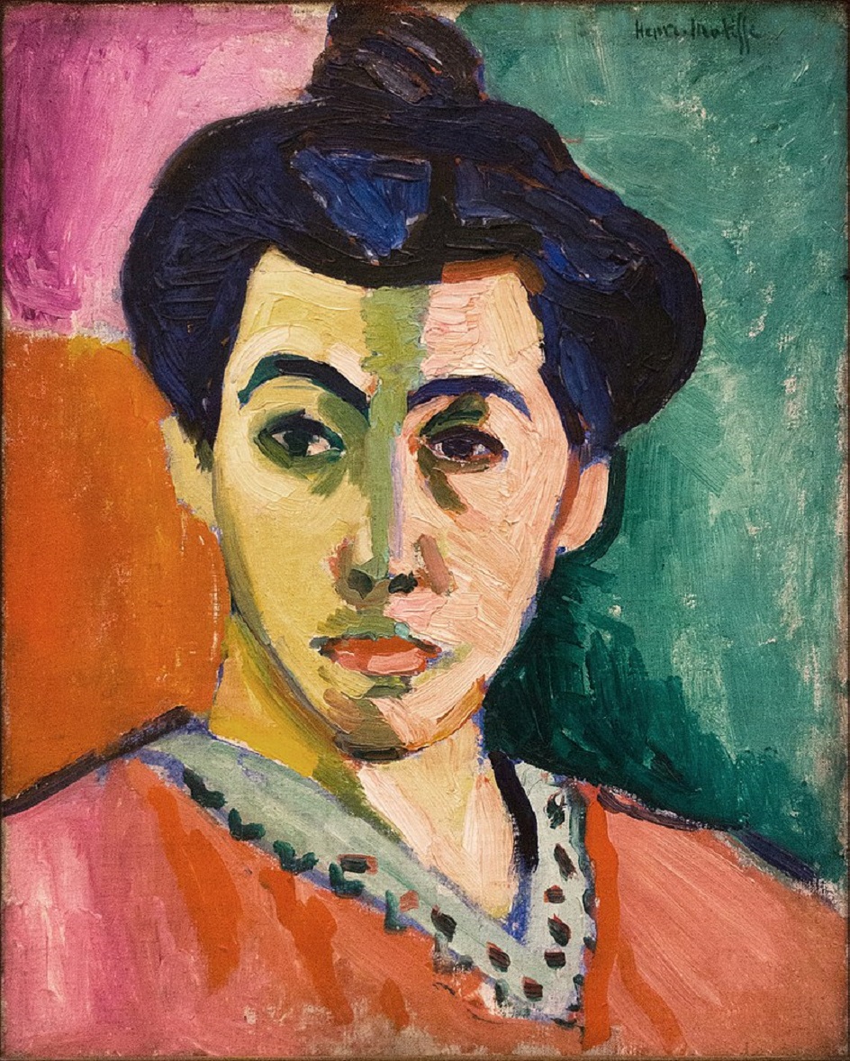Анри Матисс портрет с зеленой полосой